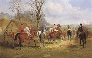 John sturgess Going to Post,Jumping the Brook,Crossing thte Road,and The Run in (mk37) painting